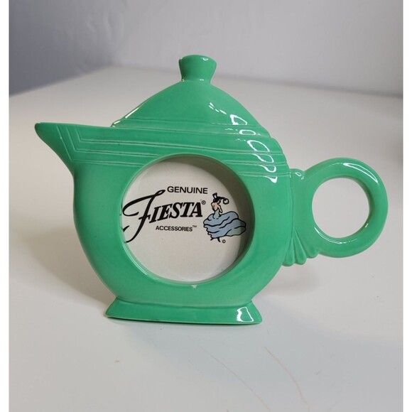 Fiesta Other - Vintage Fiesta Weston Gallery Teapot Picture Frame Shamrock Green Retired Color